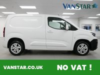 USED 2019 19 PEUGEOT PARTNER 1.6 BLUEHDI 100 BHP SWB ASPHALT EDITION ( NO VAT ) AIR CON | SAT NAV | 3 SEATS | NO VAT !