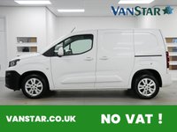USED 2019 19 PEUGEOT PARTNER 1.6 BLUEHDI 100 BHP SWB ASPHALT EDITION ( NO VAT ) AIR CON | SAT NAV | 3 SEATS | NO VAT !