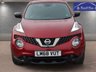 USED 2018 68 NISSAN JUKE 1.6 Tekna SUV 5dr Petrol Manual Euro 6 (112 ps) Only 2 owners from new. Comprehensive service history - 4 stamps. Spare key and an vehicle information pack. 2 YEARS FREE MOT & SERVICE INCLUDED. 3 Months Russell Ham Quality Warranty . All Car's Are HPI Clear . Finance Arranged - - Extended 12 Month's Warranty Available. To view all of our cars visit www.russellham.co.uk