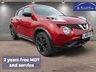 USED 2018 68 NISSAN JUKE 1.6 Tekna SUV 5dr Petrol Manual Euro 6 (112 ps) Only 2 owners from new. Comprehensive service history - 4 stamps. Spare key and an vehicle information pack. 2 YEARS FREE MOT & SERVICE INCLUDED. 3 Months Russell Ham Quality Warranty . All Car's Are HPI Clear . Finance Arranged - - Extended 12 Month's Warranty Available. To view all of our cars visit www.russellham.co.uk