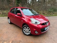 USED 2016 16 NISSAN MICRA 1.2 Acenta Hatchback 5dr Petrol Manual Euro 6 (80 ps) &pound;35 road tax LOW insurance Sat Nav aircon cruise Bluetooth
