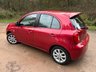 USED 2016 16 NISSAN MICRA 1.2 Acenta Hatchback 5dr Petrol Manual Euro 6 (80 ps) &pound;35 road tax LOW insurance Sat Nav aircon cruise Bluetooth