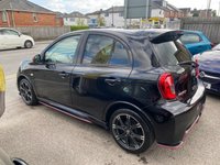 USED 2014 NISSAN MICRA MARCH NISMO 1.2 Petrol Black 5dr JAPANESE IMPORTED NISSAN MIRCA/ MARCH NISMO. LOW MILEAGE AUTOMATIC. CLEAN CONDITION THROUGHOUT. COMES WITH FRESH SERVICE AND LONG MOT. FINISHED IN METALLIC BLACK COLOUR. SPEC INCLUDES ALLOY WHEELS, PRIVACY GLASS, KEYLESS START, ELECTRIC WINDOWS AND MIRRORS, ANDROID CAR PLAY, USB, A/C, ISOFIX + 3 MONTHS WARRANTY + 12 MONTHS AA BREAKDOWN COVER INCLUDED
