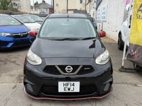 USED 2014 NISSAN MICRA MARCH NISMO 1.2 Petrol Black 5dr JAPANESE IMPORTED NISSAN MIRCA/ MARCH NISMO. LOW MILEAGE AUTOMATIC. CLEAN CONDITION THROUGHOUT. COMES WITH FRESH SERVICE AND LONG MOT. FINISHED IN METALLIC BLACK COLOUR. SPEC INCLUDES ALLOY WHEELS, PRIVACY GLASS, KEYLESS START, ELECTRIC WINDOWS AND MIRRORS, ANDROID CAR PLAY, USB, A/C, ISOFIX + 3 MONTHS WARRANTY + 12 MONTHS AA BREAKDOWN COVER INCLUDED