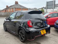 USED 2014 NISSAN MICRA MARCH NISMO 1.2 Petrol Black 5dr JAPANESE IMPORTED NISSAN MIRCA/ MARCH NISMO. LOW MILEAGE AUTOMATIC. CLEAN CONDITION THROUGHOUT. COMES WITH FRESH SERVICE AND LONG MOT. FINISHED IN METALLIC BLACK COLOUR. SPEC INCLUDES ALLOY WHEELS, PRIVACY GLASS, KEYLESS START, ELECTRIC WINDOWS AND MIRRORS, ANDROID CAR PLAY, USB, A/C, ISOFIX + 3 MONTHS WARRANTY + 12 MONTHS AA BREAKDOWN COVER INCLUDED