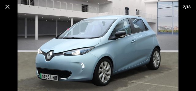 2015 ZOE 2015 22KWH DYNAMIQUE NAV HATCHBACK 5DR ELECTRIC AUTO BATTERY LEASE 88 BHP... photo