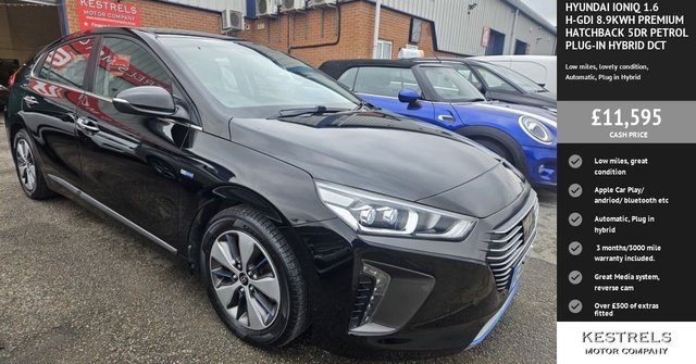 2018 HYUNDAI IONIQ 1.6 H GDI 8.9KWH PREMIUM HATCHBACK 5DR PETROL PLUG IN HYBRID DCT... photo