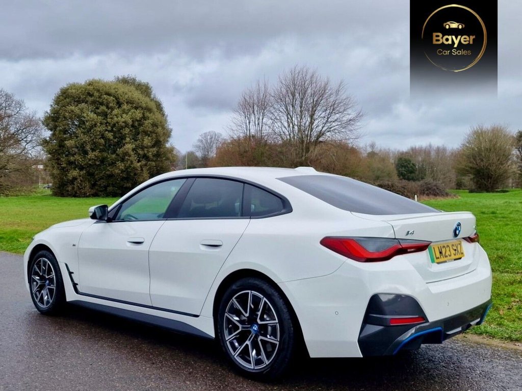 USED 2023 23 BMW I4 40 83.9kWh M Sport Gran Coupe 5dr Electric Auto eDrive (340 ps) FINANCE AVAILABLE