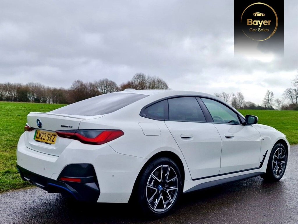 USED 2023 23 BMW I4 40 83.9kWh M Sport Gran Coupe 5dr Electric Auto eDrive (340 ps) FINANCE AVAILABLE
