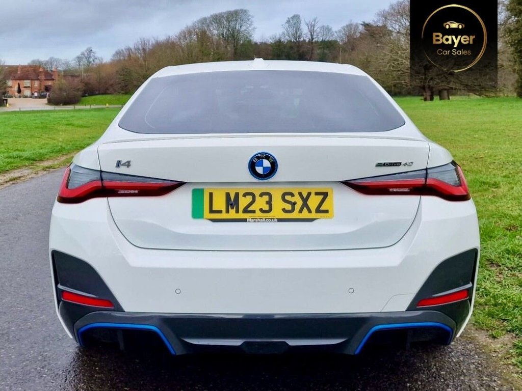 USED 2023 23 BMW I4 40 83.9kWh M Sport Gran Coupe 5dr Electric Auto eDrive (340 ps) FINANCE AVAILABLE