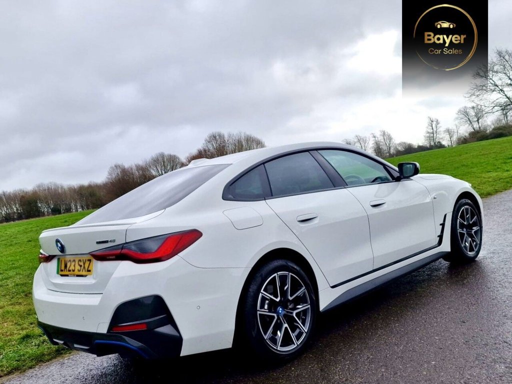 USED 2023 23 BMW I4 40 83.9kWh M Sport Gran Coupe 5dr Electric Auto eDrive (340 ps) FINANCE AVAILABLE