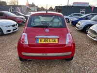 USED 2015 15 FIAT 500 1.2 Lounge Euro 6 (s/s) 3dr ONE OWNER+SERVICE HISTORY
