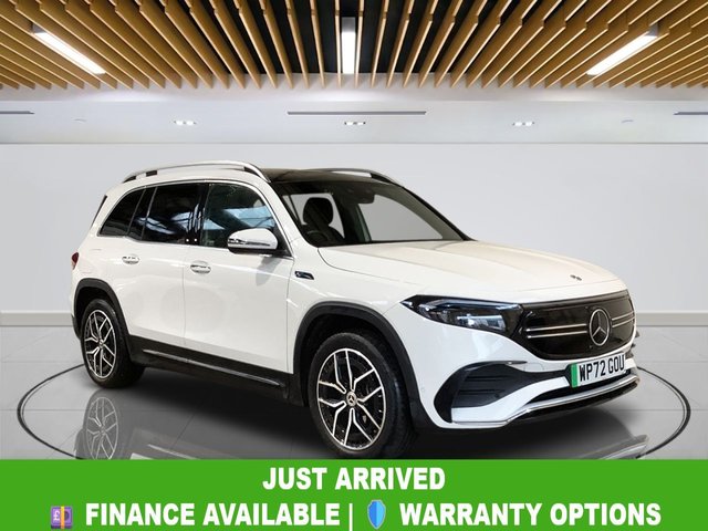 2022 72 MERCEDES-BENZ EQB EQB 350 66.5kWh AMG Line (Premium) SUV 5dr Electric Auto 4MATIC (292 ps) Bluetooth | Climate Control