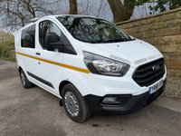 USED 2018 68 FORD TRANSIT CUSTOM 2.0 320 EcoBlue Crew Van Double Cab 5dr Diesel Manual L1 H1 Euro 6 (6 Seat) (105 ps) Low Miles, Special Build - See spec