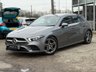 USED 2019 19 MERCEDES-BENZ A-CLASS 1.3 A200 AMG Line (Premium) Hatchback 5dr Petrol 7G-DCT Euro 6 (s/s) (163 ps) Finished in MOUNTAIN GREY MET with contrasting FULL HEATED LEATHER ALCANTARA Trim. This New Shape A class certainly looks smart, with its slim lights and smooth body panels. There's plenty of room in the front and the back which will be great for the average family. Features include Virtual Dash, Alloys, Nav, Reversing Camera, DAB, B/Tooth, Cruise and much more. Mercedes Dealer Serviced at 7334 miles, 14330 miles, 18768 miles, 21698 miles, 28343 miles and at 41853 miles,