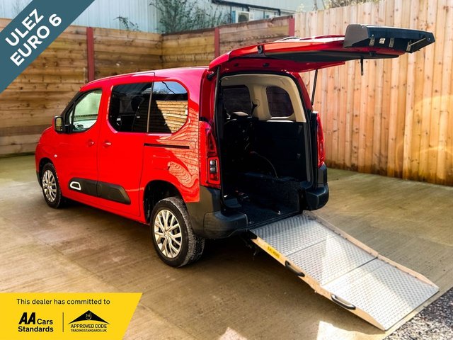 View our Citroen Berlingo 3 Seat Wheelchair Accessible Disabled Access Vehicle WAV