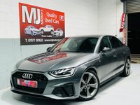 USED 2021 21 AUDI A4 2.0 TDI 35 Black Edition S Tronic Euro 6 (s/s) 4dr FULL SERVICE HISTORY
