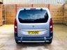 USED 2020 70 PEUGEOT RIFTER 3 Seat Auto Wheelchair Accessible Disabled Access Vehicle WAV 