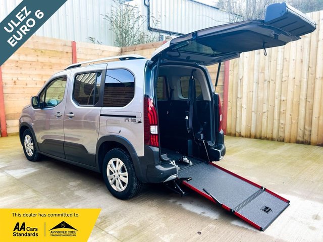 View our Peugeot Rifter 3 Seat Auto Wheelchair Accessible Disabled Access Vehicle WAV