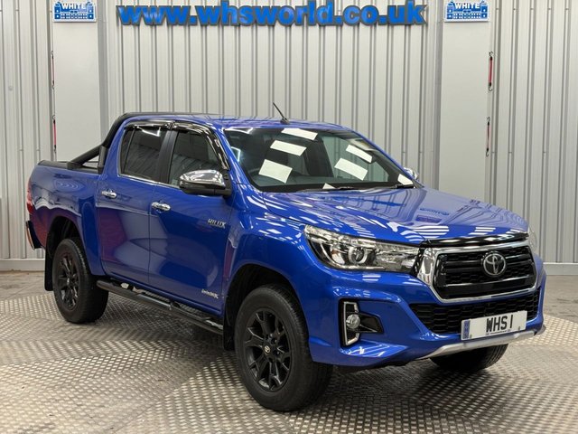 2018 TOYOTA HI-LUX 2018 2.4 D-4D 150 BHP INVINCIBLE X BLUE D/CAB PICKUP 4WD AUTOMATIC (EURO 6)