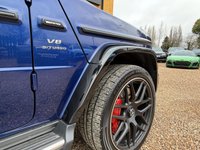 USED 2023 23 MERCEDES-BENZ G-CLASS 4.0 G63 V8 BiTurbo AMG Carbon Edition SUV 5dr Petrol SpdS+9GT 4MATIC Euro 6 (s/s) (585 ps) Black Exclusive Nappa Leather, G-MANUFAKTUR Package, Carbon Fibre Interior Trim, Carbon Fibre AMG Performance Steering Wheel, Rear Entertainment System, AMG Night Package, G-MANUFAKTUR Bumpers And Flared Arches In Obsidian Black, G-MAUNUFAKTUR Obsidian Black Roof, 22" AMG Cross Spoke Forged Wheels, AMG Brake Calipers In Red, Sliding Sunroof, Tinted Windows, AMG Sports Exhaust, Stainless Steel Running Boards, Driver Assist Package, Adaptive Cruise, Lane Keeping Assist, Blind Spot Assist, Traffic