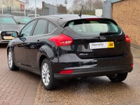 USED 2017 17 FORD FOCUS 1.5 TDCi Titanium Hatchback 5Door Shadow Black Diesel Manual Euro 6 (s/s) (120 ps) SUPER SERVICE HISTORY AND BIG SPEC INCLUDING SAT NAV CLIMATE & CRUISE CONTROL HEATED WINDSCREEN APPLE CARPLAY