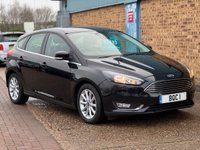 USED 2017 17 FORD FOCUS 1.5 TDCi Titanium Hatchback 5Door Shadow Black Diesel Manual Euro 6 (s/s) (120 ps) SUPER SERVICE HISTORY AND BIG SPEC INCLUDING SAT NAV CLIMATE & CRUISE CONTROL HEATED WINDSCREEN APPLE CARPLAY