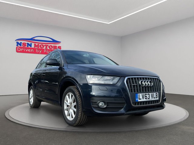 2013 63 AUDI Q3 2.0 TDI SE SUV 5dr Diesel S Tronic quattro Euro 5 (s/s) (177 ps) 12 Months AA Breakdown - Free