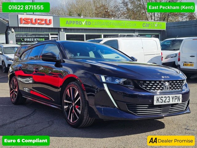 View our Peugeot 508 SW Blue 1.2 PureTech GT Euro 6 Estate, 43,200 miles, ULEZ compliant, Automatic, A/C, Bluetooth, Sat nav, F&R sensors, CarPlay/Android Auto and much more!!