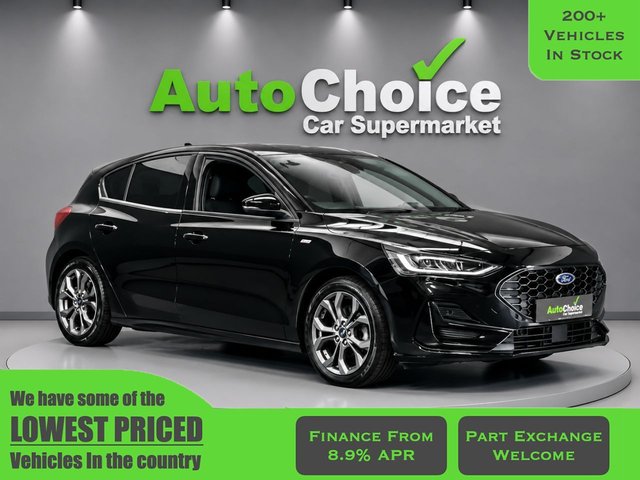 View our Ford Focus 1.0T EcoBoost MHEV ST-Line Hatchback 5dr Petrol Hybrid Manual Euro 6 (s/s) (155 ps)