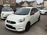 USED 2020 NISSAN MICRA MARCH NISMO 1.2 Petrol White 5dr PRESENTING THE NISSAN MARCH/ MICRA NISMO. FANTASTIC LOOKING CAR COMPLETE WITH FULL NISSAN NISMO STYLING. WELL LOOKED AFTER EXAMPLE. COMES WITH A NEW MOT AND FRESH SERVICE AND INSPECTION. SPEC INCLUDES ALLOY WHEELS, PRIVACY GLASS, CAR PLAY, REAR CAMERA, CLOTH INTERIOR, ISOFIX, KEYLESS START, A/C + 3 MONTHS WARRANTY + 12 MONTHS AA BREAKDOWN COVER INCLUDED