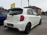 USED 2020 NISSAN MICRA MARCH NISMO 1.2 Petrol White 5dr PRESENTING THE NISSAN MARCH/ MICRA NISMO. FANTASTIC LOOKING CAR COMPLETE WITH FULL NISSAN NISMO STYLING. WELL LOOKED AFTER EXAMPLE. COMES WITH A NEW MOT AND FRESH SERVICE AND INSPECTION. SPEC INCLUDES ALLOY WHEELS, PRIVACY GLASS, CAR PLAY, REAR CAMERA, CLOTH INTERIOR, ISOFIX, KEYLESS START, A/C + 3 MONTHS WARRANTY + 12 MONTHS AA BREAKDOWN COVER INCLUDED