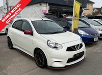 USED 2020 NISSAN MICRA MARCH NISMO 1.2 Petrol White 5dr PRESENTING THE NISSAN MARCH/ MICRA NISMO. FANTASTIC LOOKING CAR COMPLETE WITH FULL NISSAN NISMO STYLING. WELL LOOKED AFTER EXAMPLE. COMES WITH A NEW MOT AND FRESH SERVICE AND INSPECTION. SPEC INCLUDES ALLOY WHEELS, PRIVACY GLASS, CAR PLAY, REAR CAMERA, CLOTH INTERIOR, ISOFIX, KEYLESS START, A/C + 3 MONTHS WARRANTY + 12 MONTHS AA BREAKDOWN COVER INCLUDED