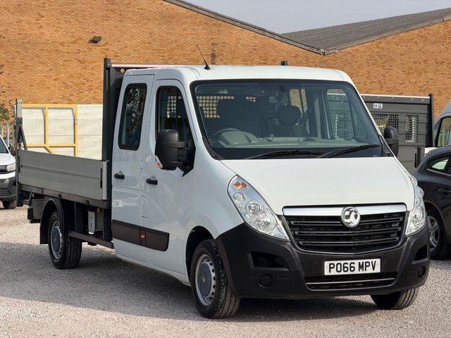 2016 VAUXHALL MOVANO 2.3 CDTI 3500 DROPSIDE DOUBLE CAB 4DR DIESEL MANUAL FWD L3 EURO... photo
