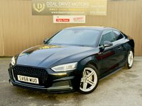 USED 2018 68 AUDI A5 2.0 TDI 40 S line Coupe 2dr Diesel S Tronic Euro 6 (s/s) (190 ps) CarPlay+DAB+NAV+VIRTUAL DASH
