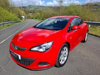 USED 2015 15 VAUXHALL ASTRA GTC 1.4i Turbo Sport Coupe 3dr Petrol Auto Euro 6 (140 ps) LOW MILES-AUTO-NEW CHAIN