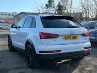 USED 2018 18 AUDI Q3 2.0 TDI Black Edition SUV 5dr Diesel S Tronic quattro Euro 6 (s/s) (150 ps) THIS CAR COMES WITH 6 MONTHS WARRANTY , BREAKDOWN COVER & RECOVERY++  GREAT EXAMPLE OF AUTOMATIC SUV NAVIGATION SYSTEM + DAB RADIO + USB CONNECTION + PARKING SENSORS + REVERSING CAMERA + HALF  LEATHER TRIM  + FRONT HEATED SEATS + CRUISE CONTROL + DUAL CLIMATE CONTROL + PRIVACY GLASS + 19 INCH ALLOY WHEELS + BOSE SOUND SYSTEM + AUTO START STOP + ELECTRIC PARKING BRAKE + HILL HOLD ASSIST + FOLDING MIRRORS + TRACTION CONTROL + DAY TIME RUNNING LIGHTS + KEY LESS START + AUTO TAILGATE +LUMBAR SUPPORT