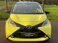 USED 2017 67 TOYOTA AYGO 1.0 VVT-i x-cite 3 Yellow Bi-Tone Hatchback 5dr Petrol Manual Euro 6 (68 ps) STUNNING COLOUR