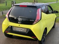 USED 2017 67 TOYOTA AYGO 1.0 VVT-i x-cite 3 Yellow Bi-Tone Hatchback 5dr Petrol Manual Euro 6 (68 ps) STUNNING COLOUR