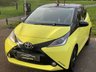 USED 2017 67 TOYOTA AYGO 1.0 VVT-i x-cite 3 Yellow Bi-Tone Hatchback 5dr Petrol Manual Euro 6 (68 ps) STUNNING COLOUR