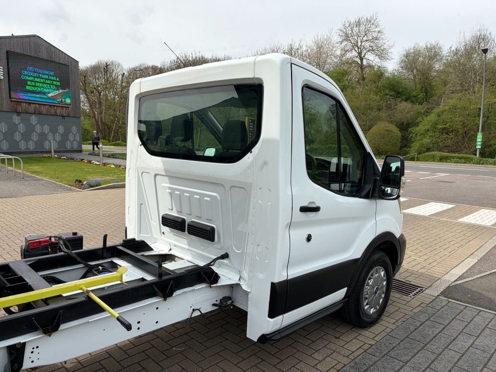 USED 2022 72 FORD TRANSIT 350 LEADER 2.0EcoBlue HD EU6 S/S L2 SINGLE CAB TIPPER RWD 130ps *E/W*STEEL BODY*TOW BAR* EURO 6-MWB-E/W-STEEL BODY