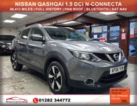 USED 2016 66 NISSAN QASHQAI 1.5 dCi N-Connecta SUV 5dr Diesel Manual 2WD Euro 6 (s/s) (110 ps) RAC Approved | FSH | OCT 26 MOT