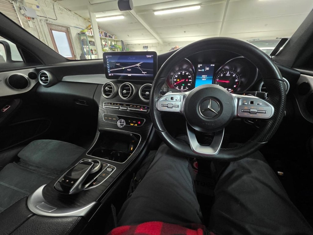 USED 2019 19 MERCEDES-BENZ C-CLASS 2.0 C300d AMG Line (Premium) Coupe 2dr Diesel G-Tronic+ Euro 6 (s/s) (245 ps) Bluetooth - SatNav - Sensors!