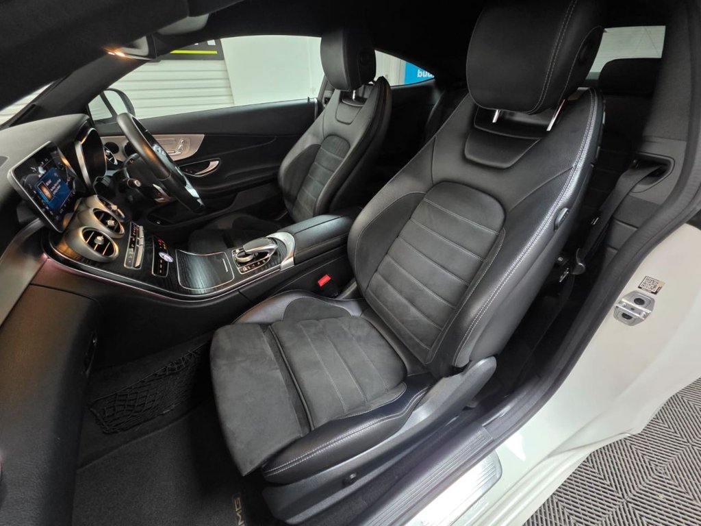 USED 2019 19 MERCEDES-BENZ C-CLASS 2.0 C300d AMG Line (Premium) Coupe 2dr Diesel G-Tronic+ Euro 6 (s/s) (245 ps) Bluetooth - SatNav - Sensors!