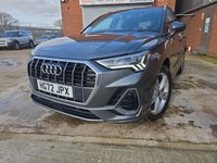 USED 2022 72 AUDI Q3 1.5 TFSI CoD 35 S line SUV 5dr Petrol S Tronic Euro 6 (s/s) (150 ps) 6 Months Warranty Included