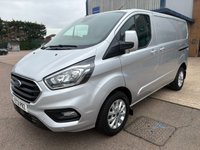 USED 2021 21 FORD TRANSIT CUSTOM Limited L1 H1 2.0 280 EcoBlue SWB Diesel Panel Van Manual Euro 6 (s/s) (130 bhp) 5 services (2 MD) - last service on 18.03.26 @ 109,473 miles - Wet Belt replaced08.08.25 @ 95,766 miles - 109,473 miles - EURO 6, A/C, front & rear parking sensors, heated seats, alloys, heated screen, cruise control, Bluetooth, electric power folding mirrors, E/W, DAB Radio with Apple car play, start/stop, factory fitted bulkhead, colour coded, auto headlights, side loading door, load liner, front fog lights, remote Central Locking, spare key, finance arranged & 6 months Premium AutoGuard