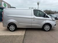 USED 2021 21 FORD TRANSIT CUSTOM Limited L1 H1 2.0 280 EcoBlue SWB Diesel Panel Van Manual Euro 6 (s/s) (130 bhp) 5 services (2 MD) - last service on 18.03.26 @ 109,473 miles - Wet Belt replaced08.08.25 @ 95,766 miles - 109,473 miles - EURO 6, A/C, front & rear parking sensors, heated seats, alloys, heated screen, cruise control, Bluetooth, electric power folding mirrors, E/W, DAB Radio with Apple car play, start/stop, factory fitted bulkhead, colour coded, auto headlights, side loading door, load liner, front fog lights, remote Central Locking, spare key, finance arranged & 6 months Premium AutoGuard