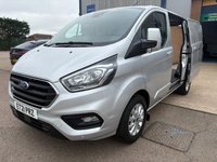 USED 2021 21 FORD TRANSIT CUSTOM Limited L1 H1 2.0 280 EcoBlue SWB Diesel Panel Van Manual Euro 6 (s/s) (130 bhp) 5 services (2 MD) - last service on 18.03.26 @ 109,473 miles - Wet Belt replaced08.08.25 @ 95,766 miles - 109,473 miles - EURO 6, A/C, front & rear parking sensors, heated seats, alloys, heated screen, cruise control, Bluetooth, electric power folding mirrors, E/W, DAB Radio with Apple car play, start/stop, factory fitted bulkhead, colour coded, auto headlights, side loading door, load liner, front fog lights, remote Central Locking, spare key, finance arranged & 6 months Premium AutoGuard