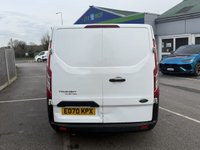 USED 2020 70 FORD TRANSIT CUSTOM 2.0 300 EcoBlue Leader Panel Van 5dr Diesel Manual L1 H1 Euro 6 (s/s) (105 ps) This 2020 Ford Transit Custom presents a superb ownership opportunity, having been meticulously maintained by just one owner from new. As a 2.0 300 EcoBlue Leader L1 H1 Euro 6 model, this van combines a robust 2.0 litre diesel engine with the practical Leader trim. Its Euro 6 compliance ensures it meets current emissions standards, and a clear vehicle history check provides peace of mind. You can expect impressive efficiency with this Transit Custom, achieving a notable 45 miles per gallon.