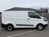 USED 2020 70 FORD TRANSIT CUSTOM 2.0 300 EcoBlue Leader Panel Van 5dr Diesel Manual L1 H1 Euro 6 (s/s) (105 ps) This 2020 Ford Transit Custom presents a superb ownership opportunity, having been meticulously maintained by just one owner from new. As a 2.0 300 EcoBlue Leader L1 H1 Euro 6 model, this van combines a robust 2.0 litre diesel engine with the practical Leader trim. Its Euro 6 compliance ensures it meets current emissions standards, and a clear vehicle history check provides peace of mind. You can expect impressive efficiency with this Transit Custom, achieving a notable 45 miles per gallon.